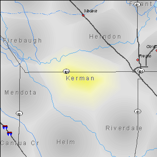 Kerman Region Map