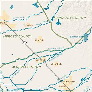 Le Grand Topographic Map